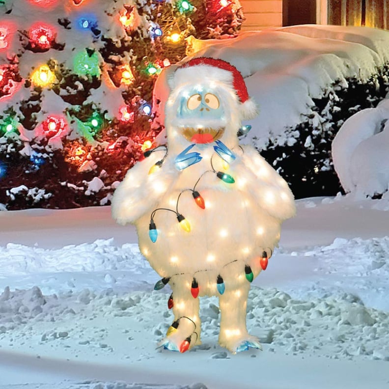 Abominable Snowman Pre-Lit Christmas Yard Art