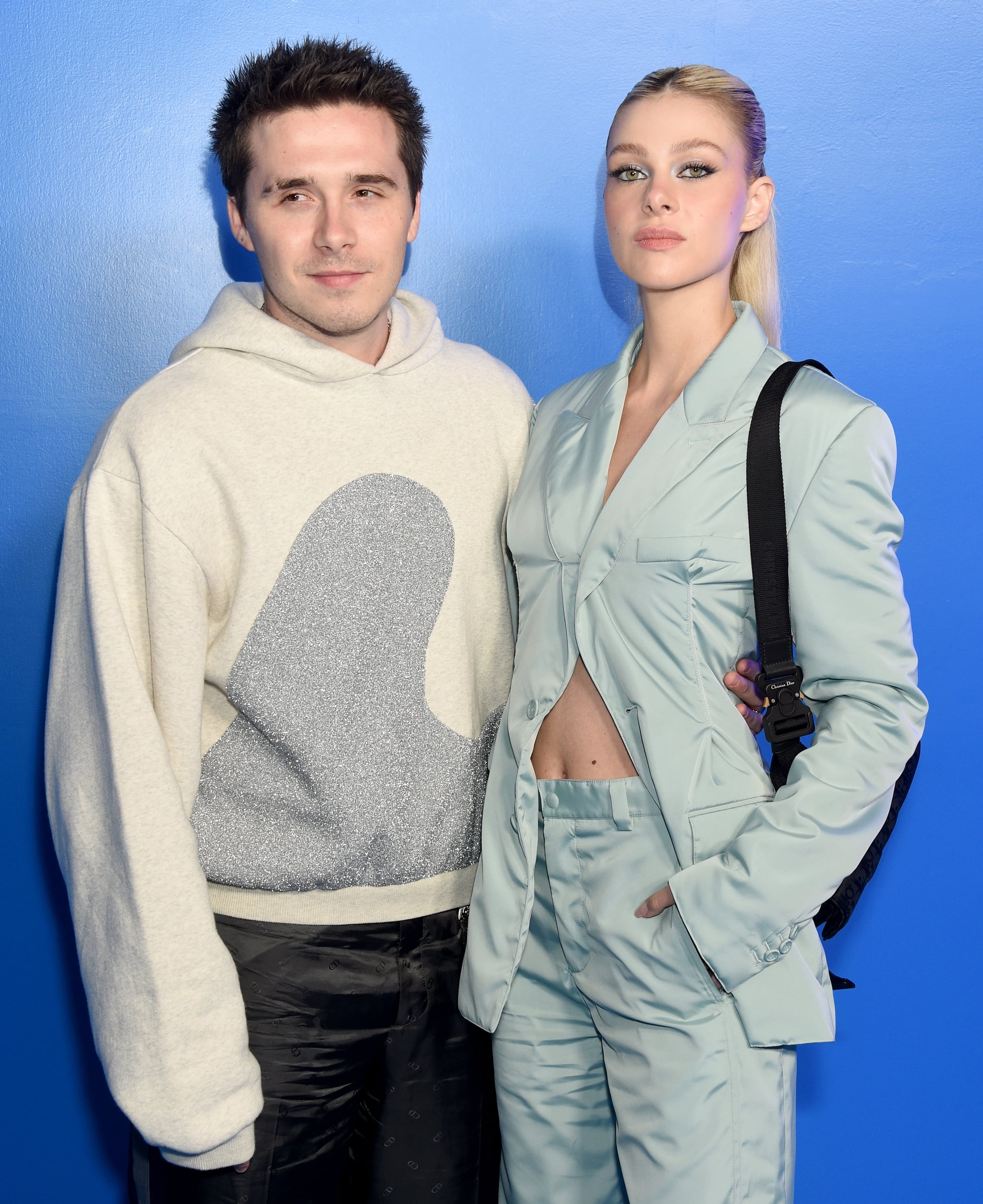 LOS ANGELES, CALIFORNIA - MAY 19: Brooklyn Beckham and Nicola Peltz attend the Dior Men's Spring/Summer 2023 Collection on May 19, 2022 in Los Angeles, California. (Photo by Gregg DeGuire/FilmMagic)