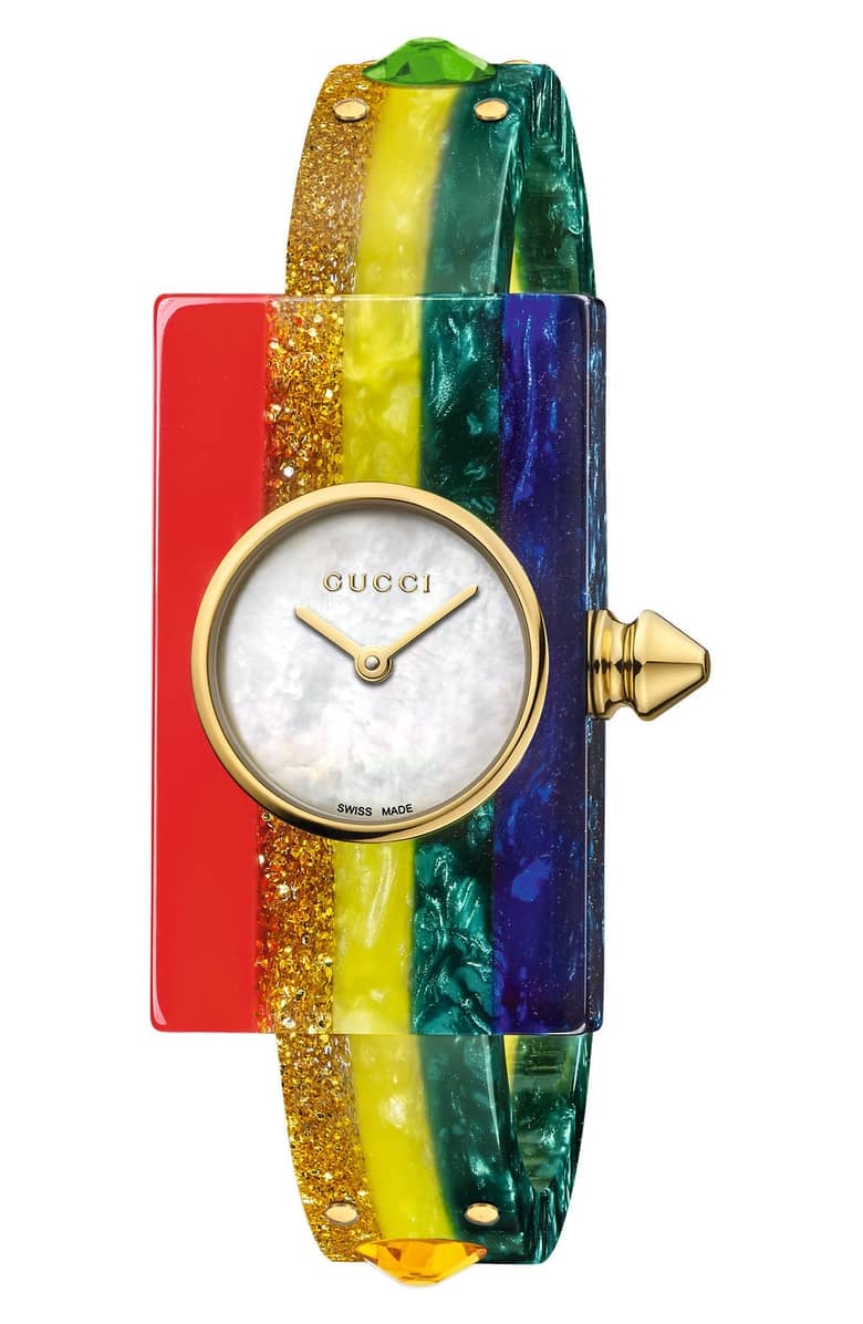 Gucci Plexiglas Bracelet Watch