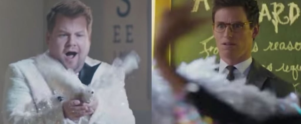 James Corden and Eddie Redmayne Wizard Test Video