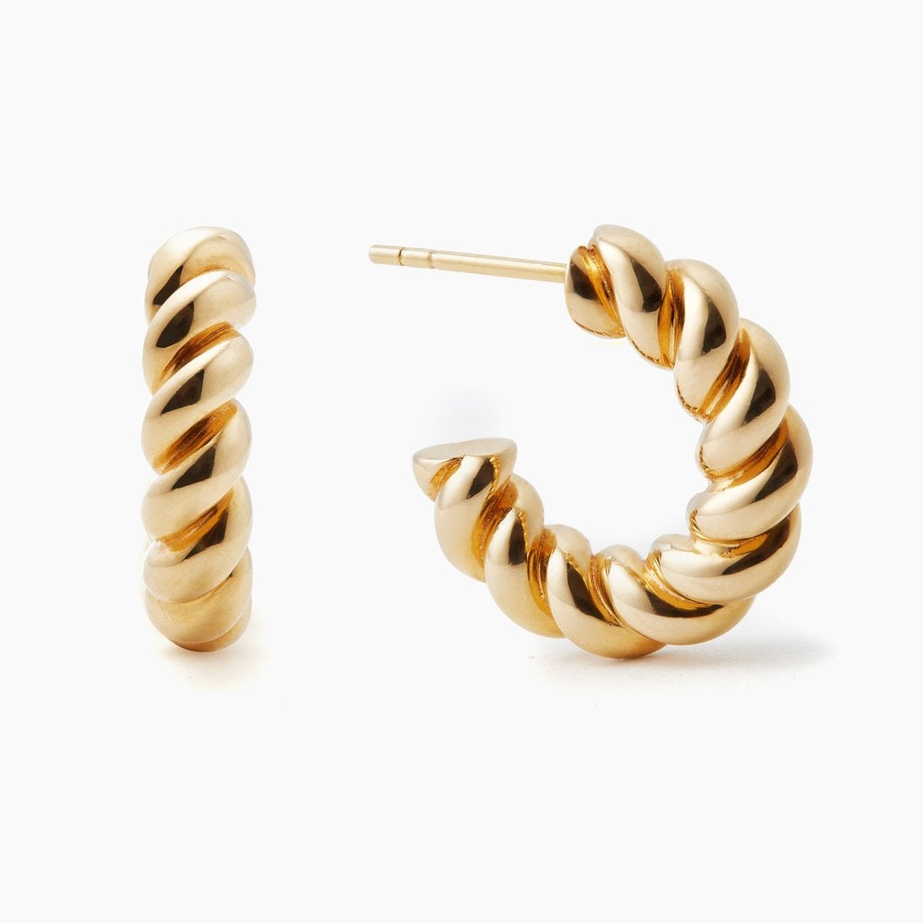 Otiumberg Mini Chunky Twist Hoops