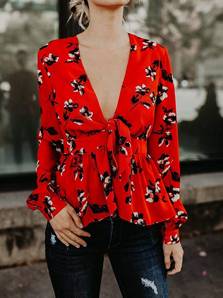 Imily Bela Floral Pleated Shirt