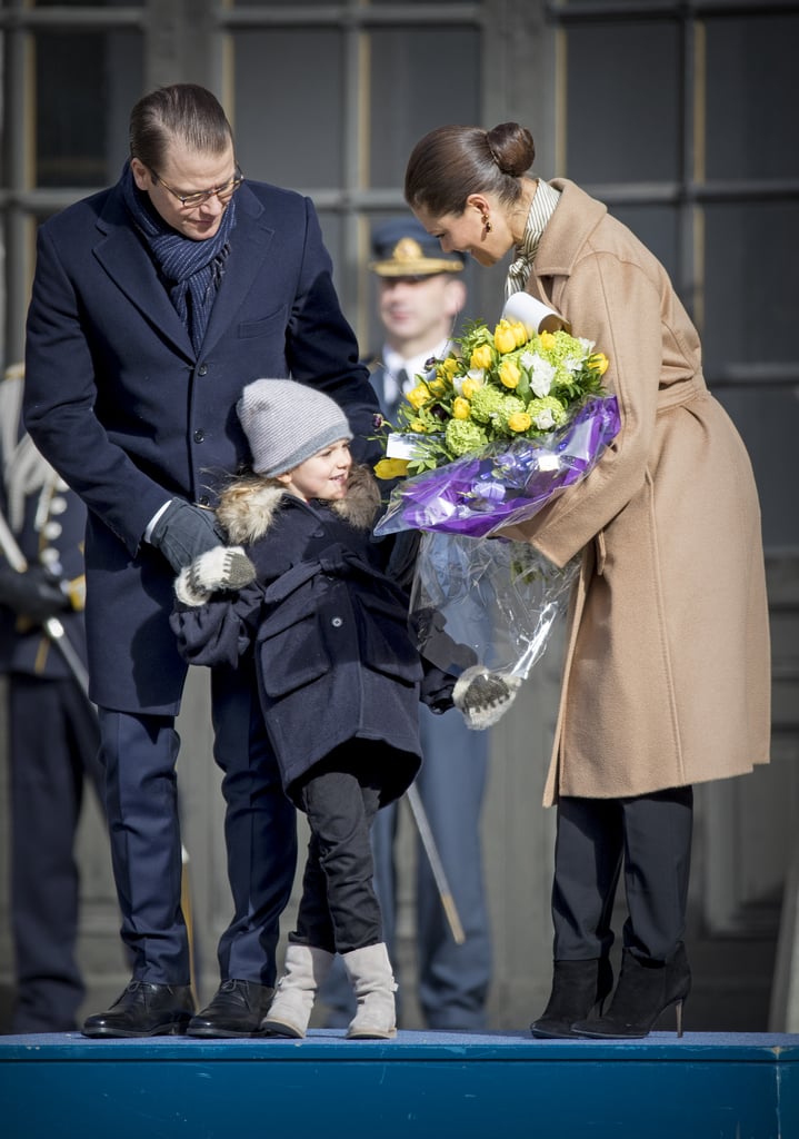 Princess Victoria and Family at Name Day Ceremony March 2017