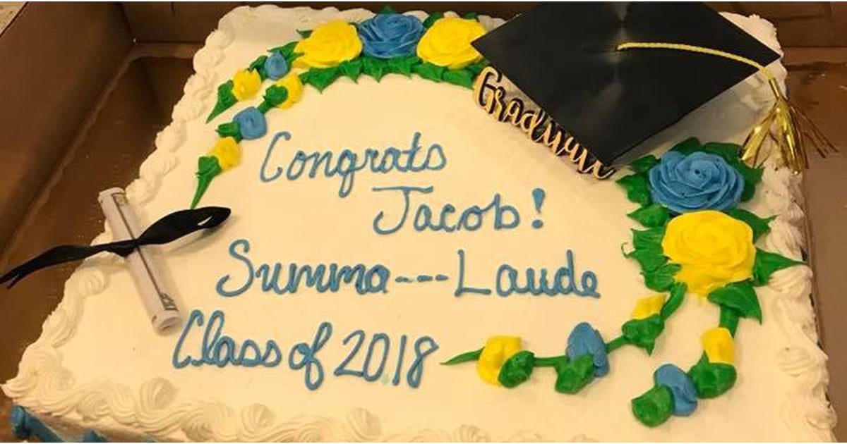 Publix Censors Graduation Cake 2018 POPSUGAR Family