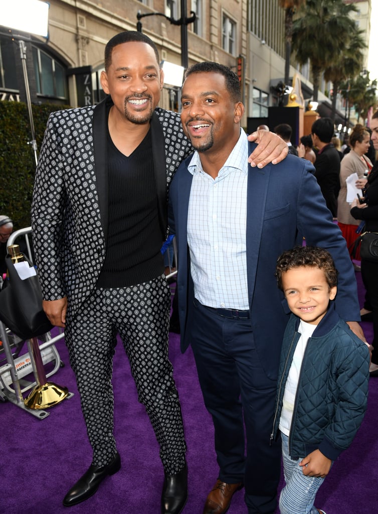 Will Smith and Alfonso Ribeiro at the Aladdin Premiere 2019