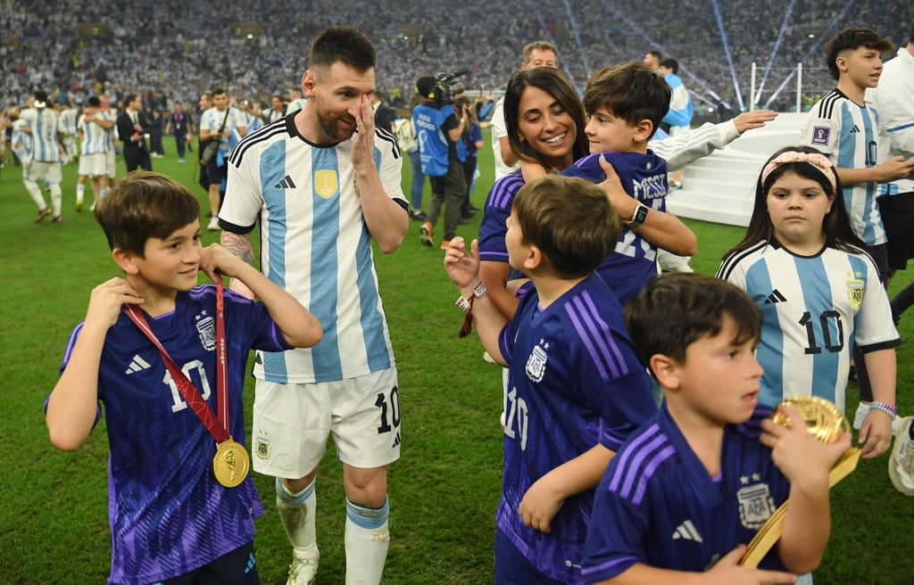 Lionel Messi's Family Celebrate His World Cup Win