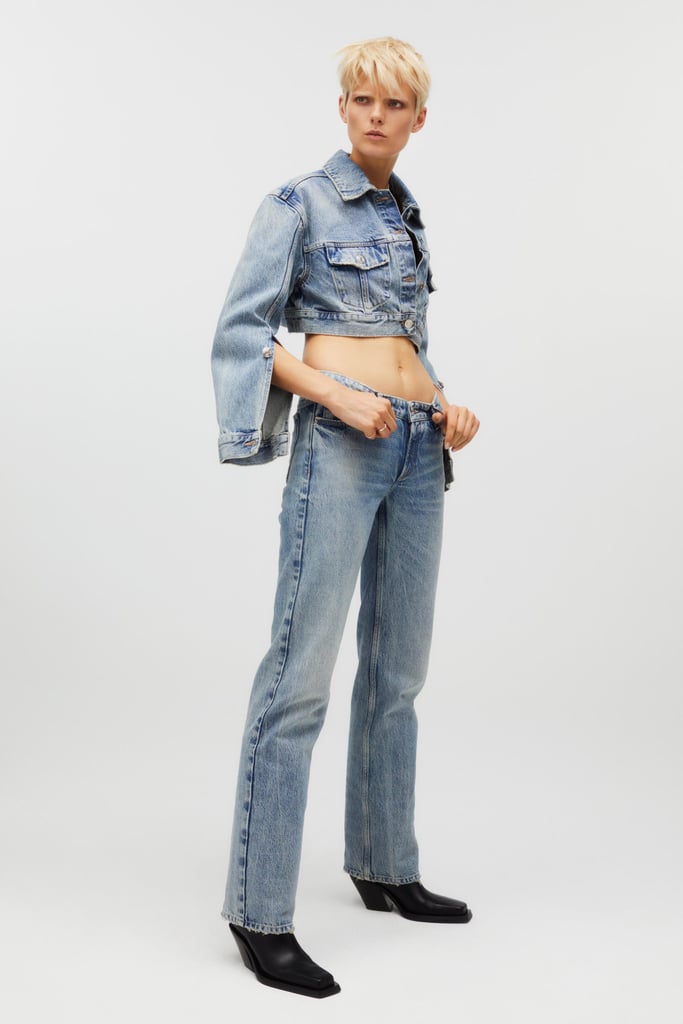 Low-Rise Jeans: Kaia x Zara Straight Leg Jeans