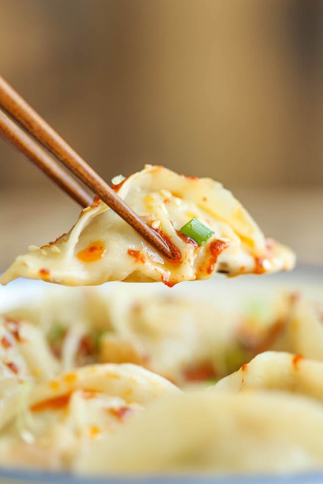 Spicy Chicken Potstickers Spicy Chicken Potstickers