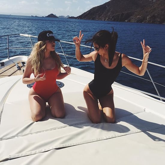 Khloe Kardashian and Kendall Jenner Instagram Bikini Photos