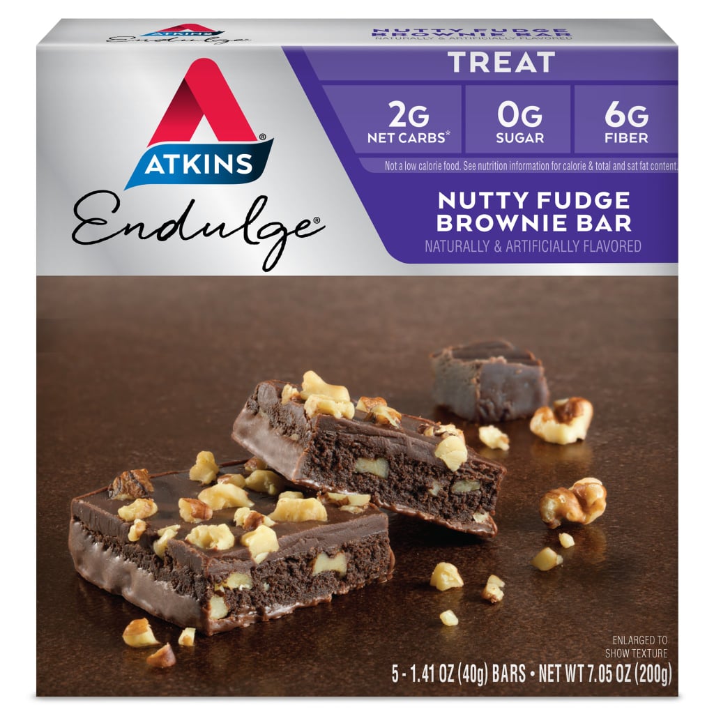 Atkins Endulge Nutty Fudge Brownie Bar Treats