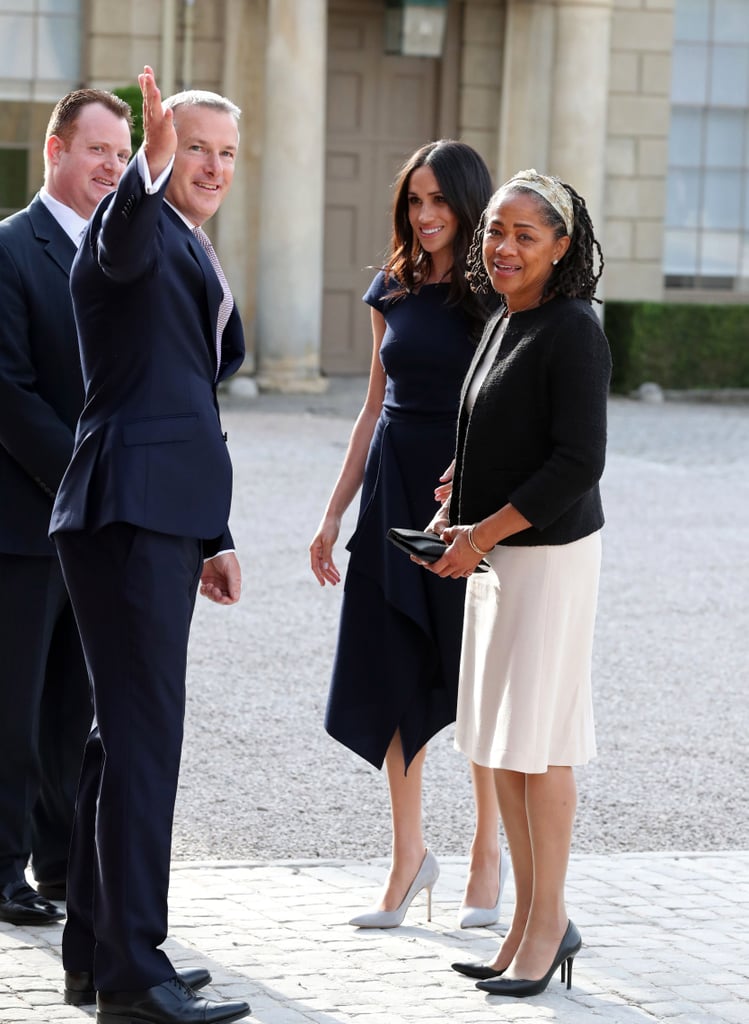 Meghan Markle Blue Roland Mouret Dress