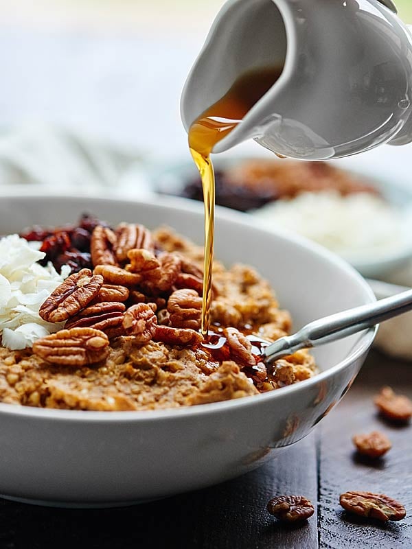 Slow-Cooker Maple Pumpkin Oat and Quinoa Porridge