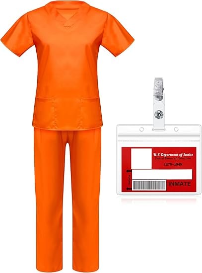 Haysandy Halloween Prisoner Costume