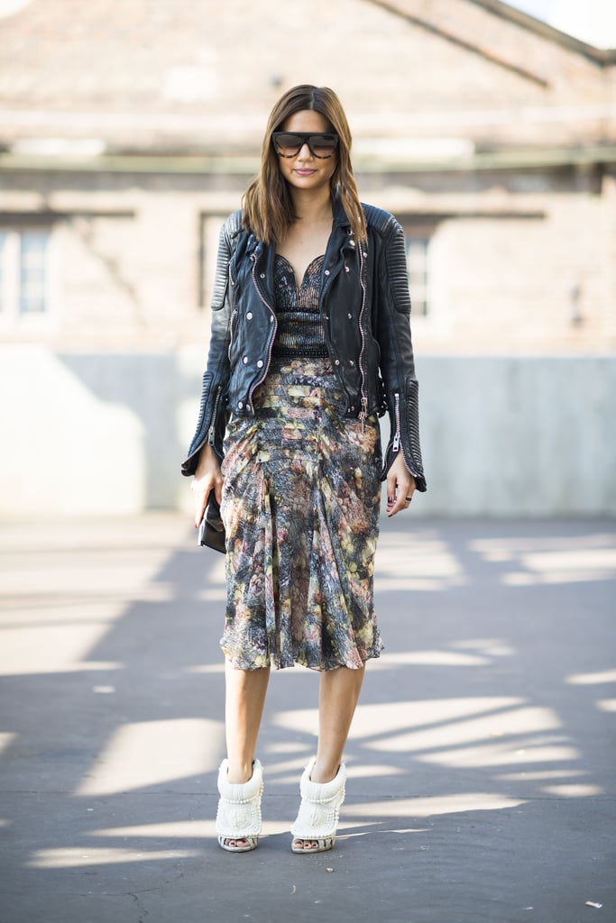 Christine Centenera crafted a cool mix with abstract print, leather, and statement-making heels.
Source: Le 21ème | Adam Katz Sinding
Christine Centenera crafted a cool mix with abstract print, leather, and statement-making heels.
Source: Le 21ème | Adam Katz Sinding