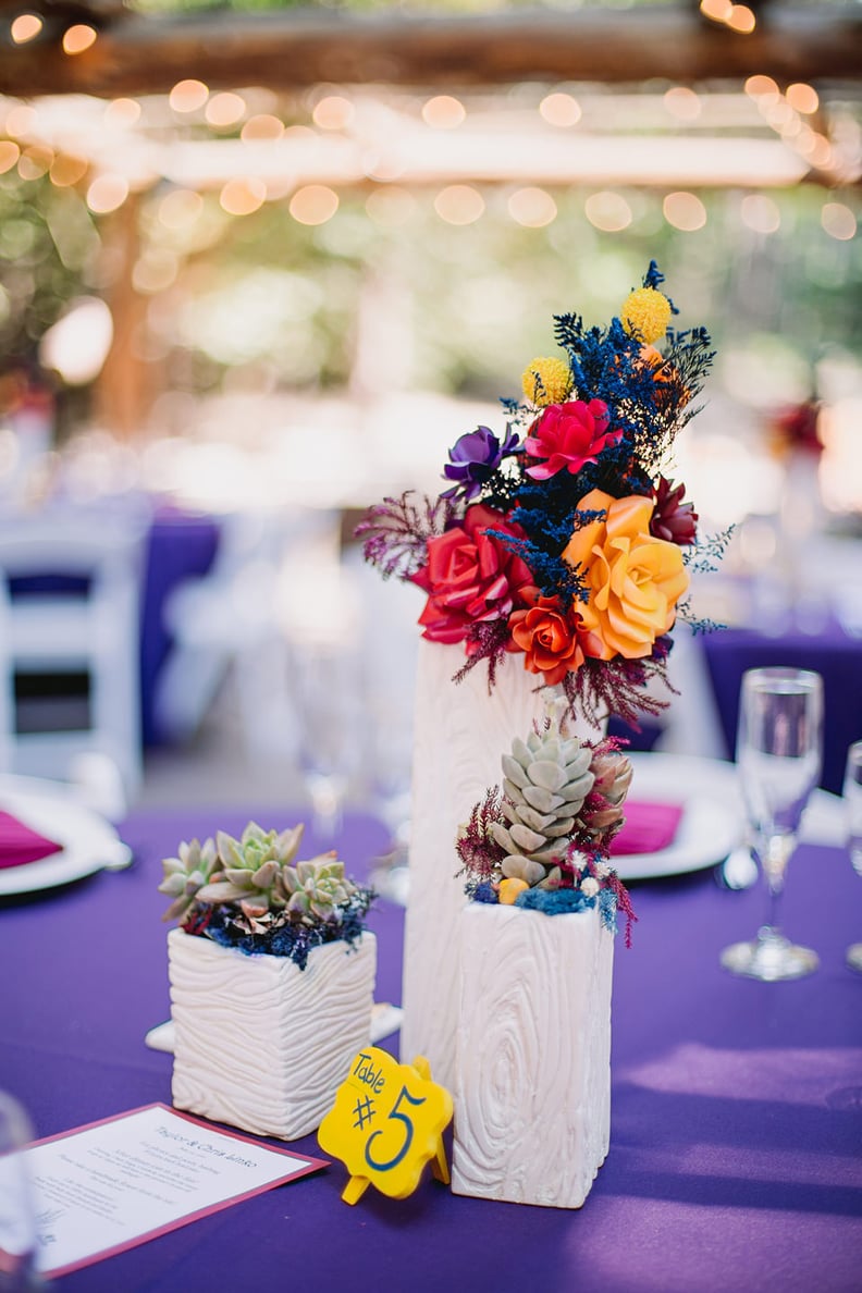 Colorful Ombre Wedding | POPSUGAR Love & Sex