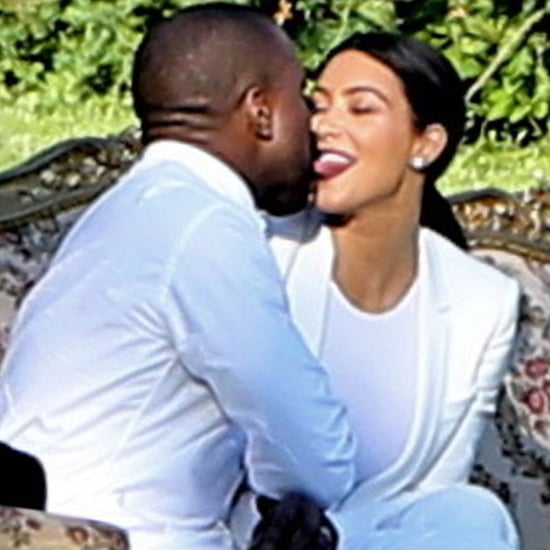 Kim and Kanye Attend a Wedding in Prague During Honeymoon