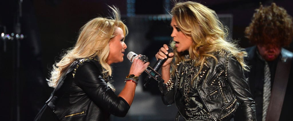 Miranda Lambert and Carrie Underwood at Billboard Awards
