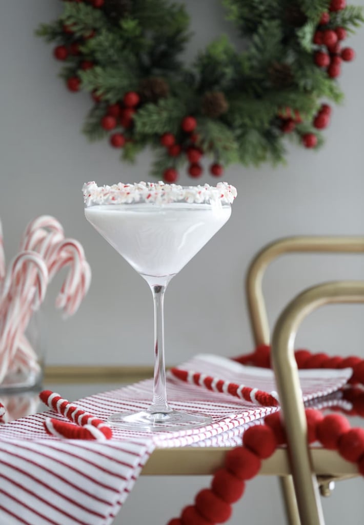 Christmas Cocktail Recipe: White Chocolate Peppermint Martini