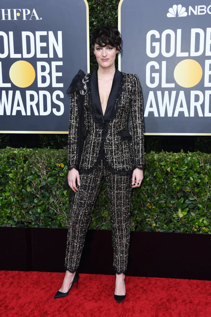 Phoebe Waller-Bridge Rocked a Tweed Power Suit at the Globes