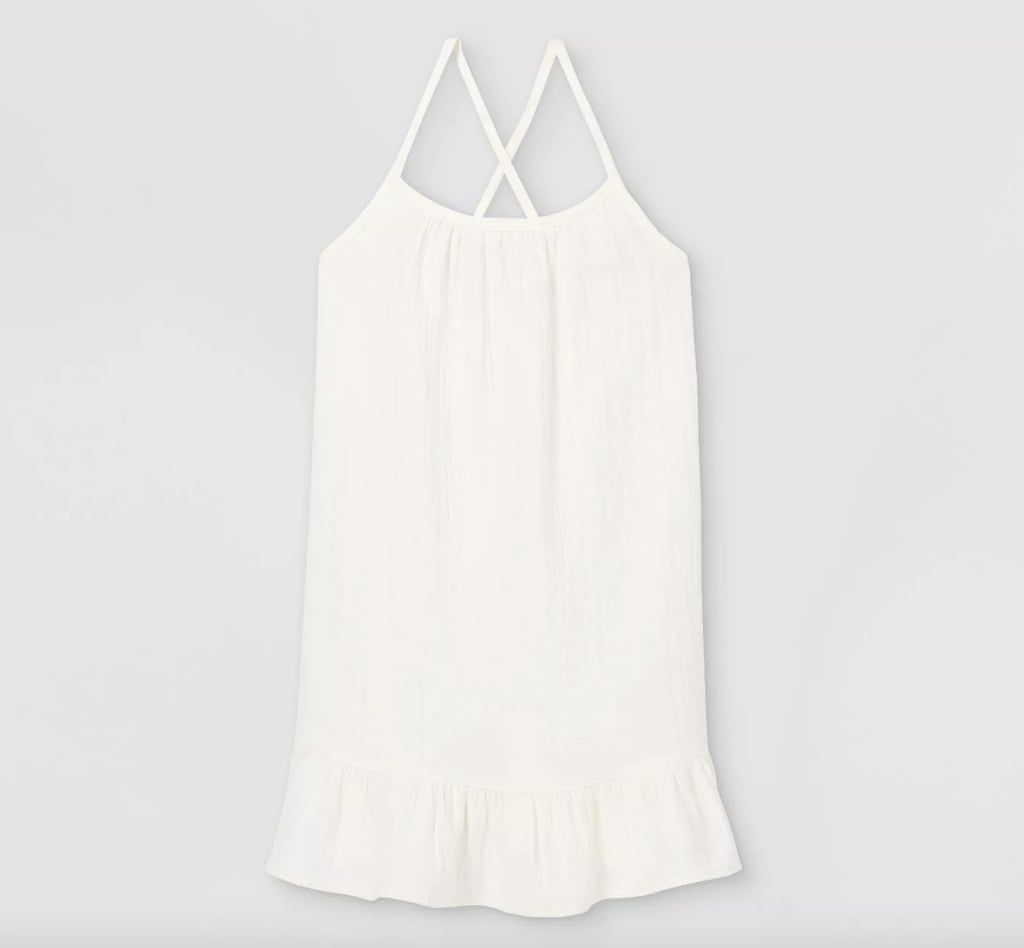Cat & Jack Girls' Flounce Strappy Cover Up