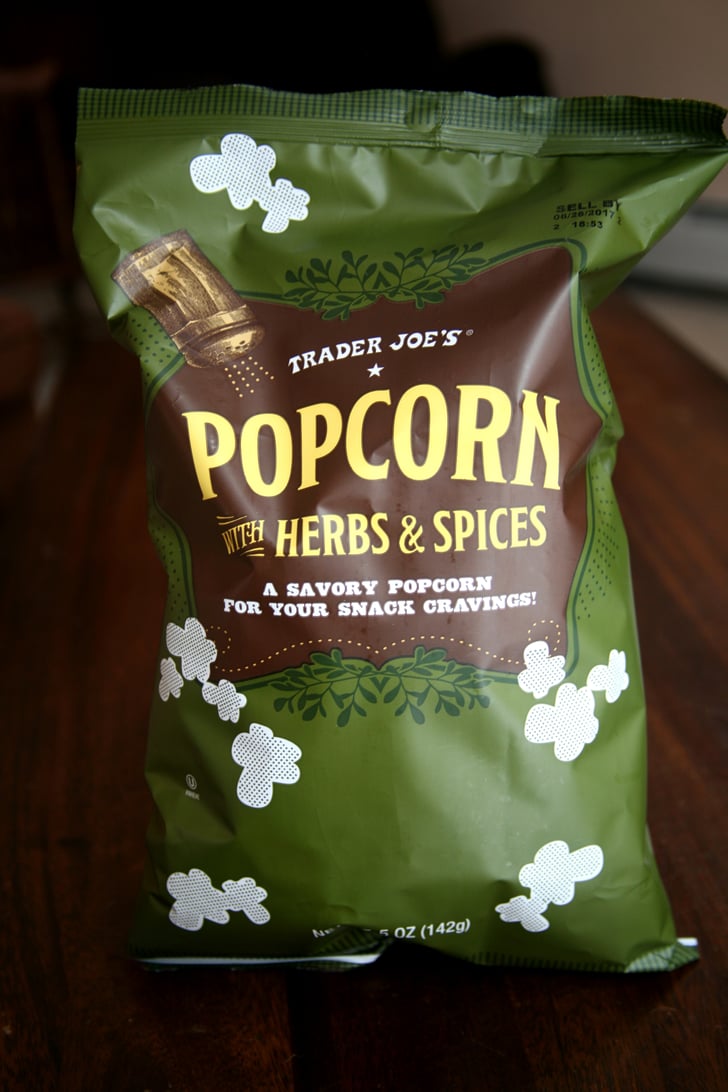 Popcorn With Herbs & Spices Best Healthy Trader Joe's Snacks