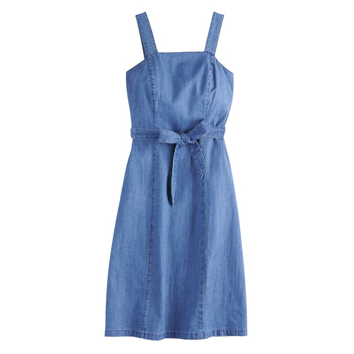 POPSUGAR Collection at Kohl's Belted Denim Dress | Cool Denim-on-Denim ...