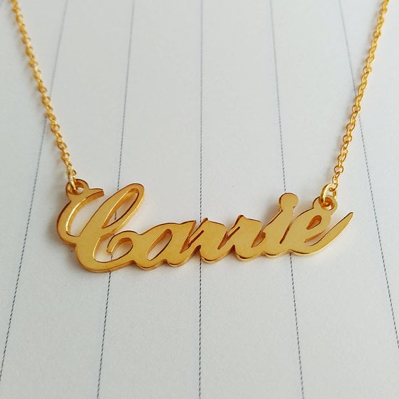 Custom Carrie Bradshaw Necklace