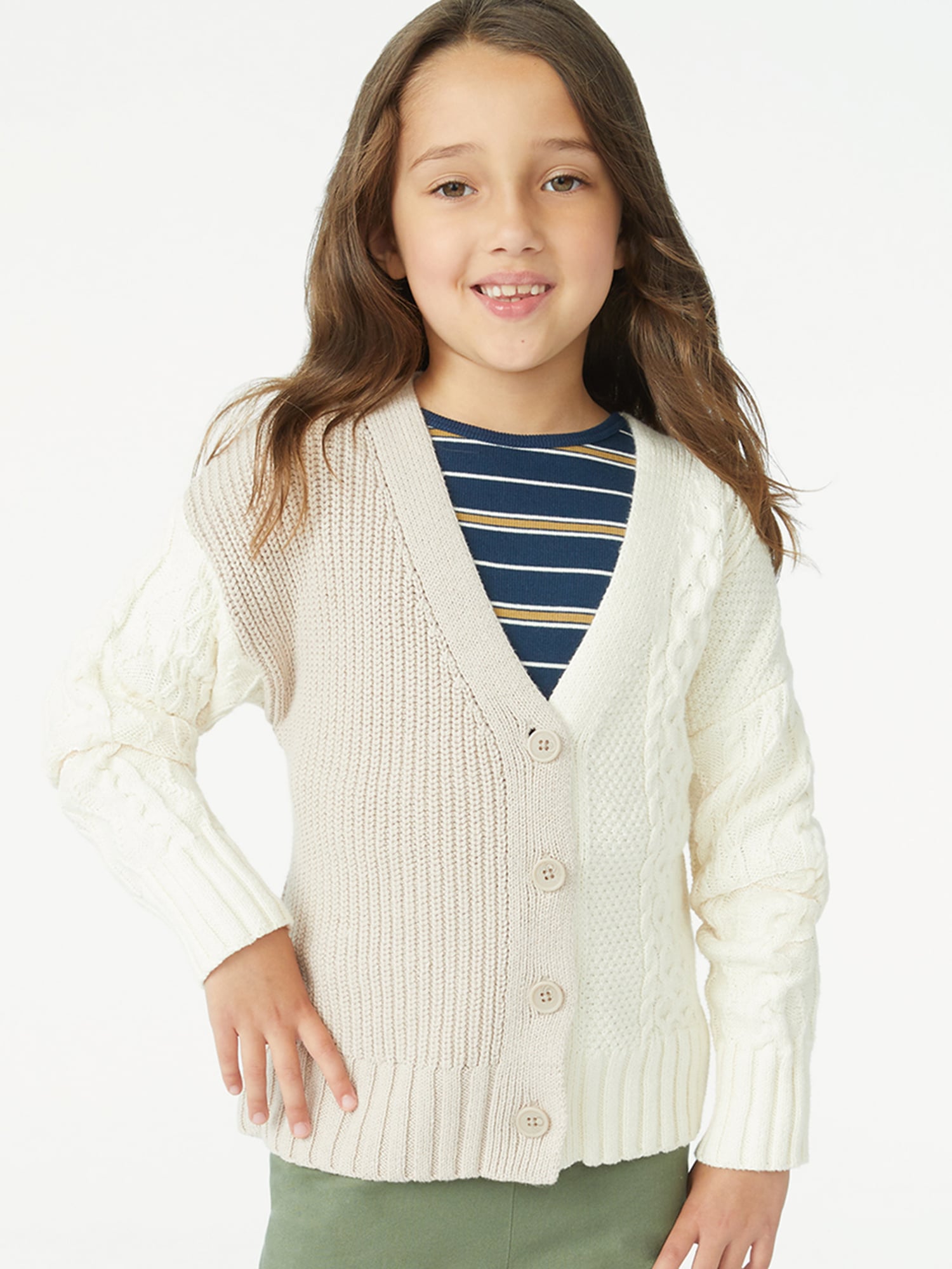 Free Assembly Girls Lightweight Quilted Jacket, Sizes 4-18 