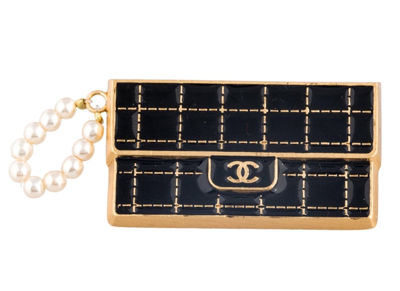 Chanel Faux Pearl Purse Pin