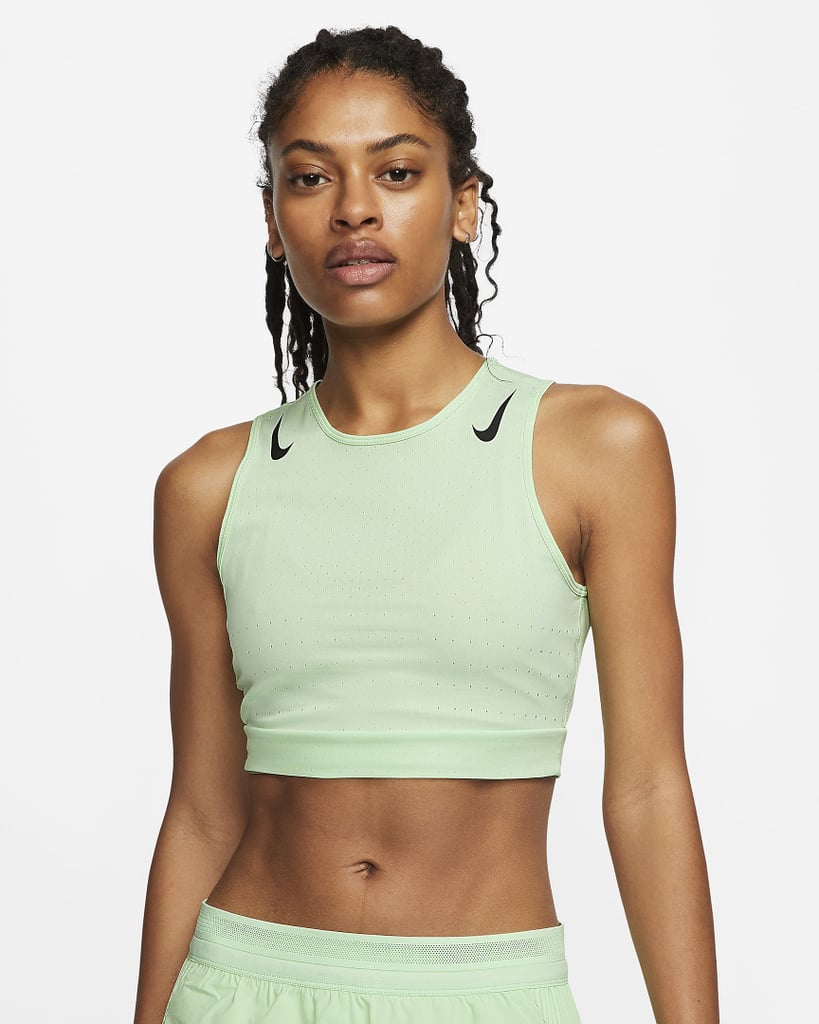 nike running crop top