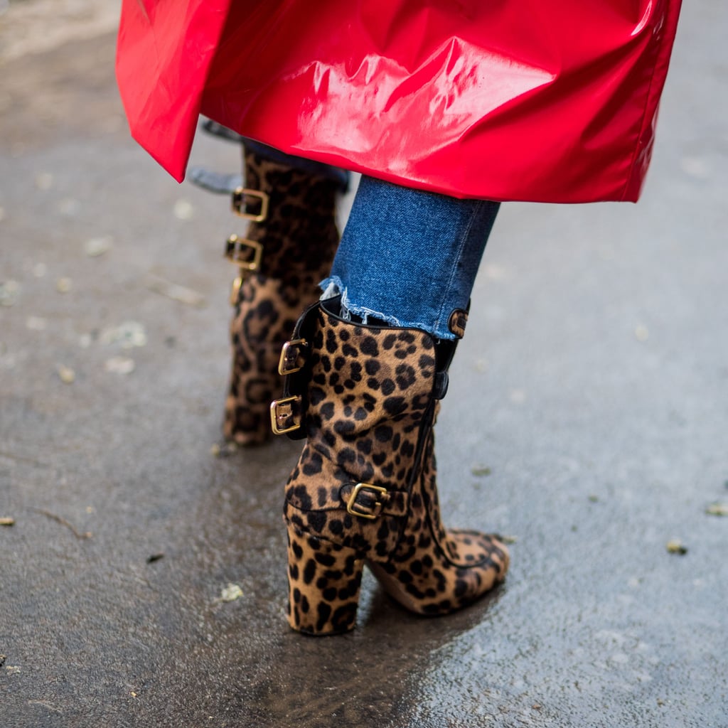 Leopard print ankle cheap boots topshop