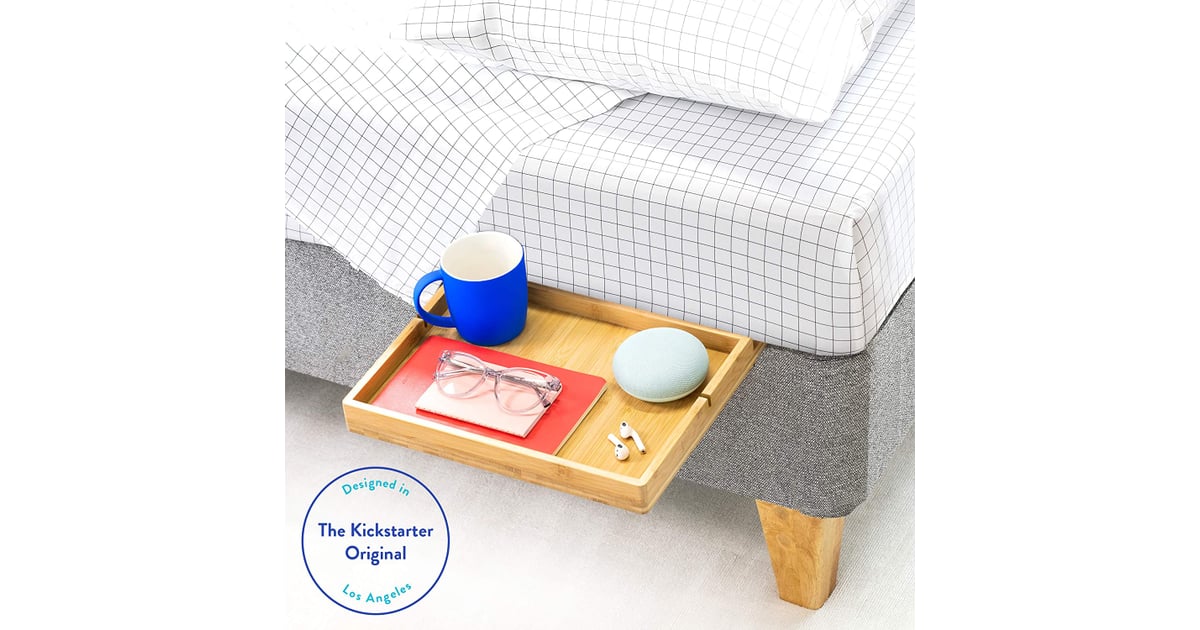 BedShelfie The Original Bedside Shelf in Slide Best Bedside Shelf For