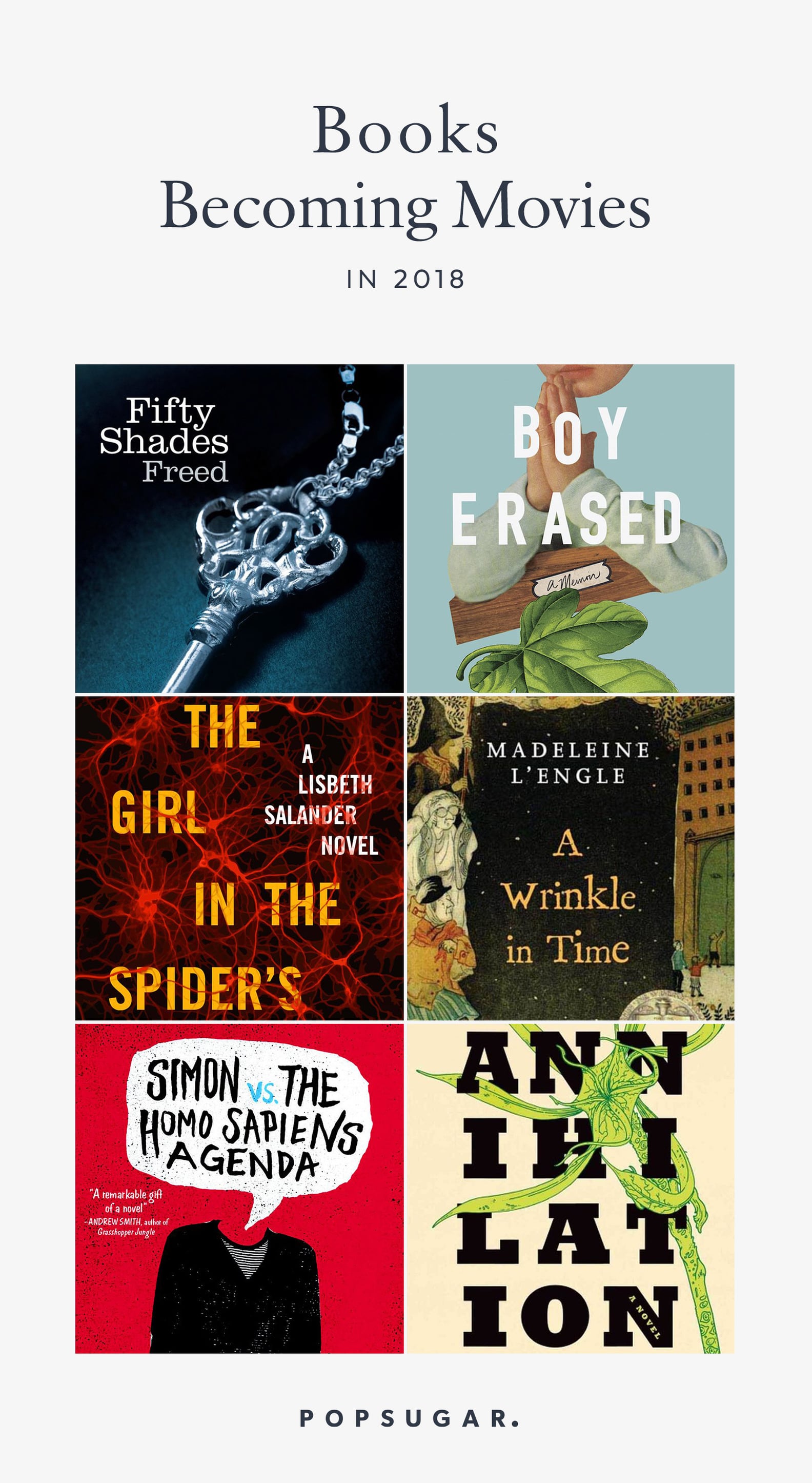 Books Being Made Into Movies in 2018 PS Entertainment