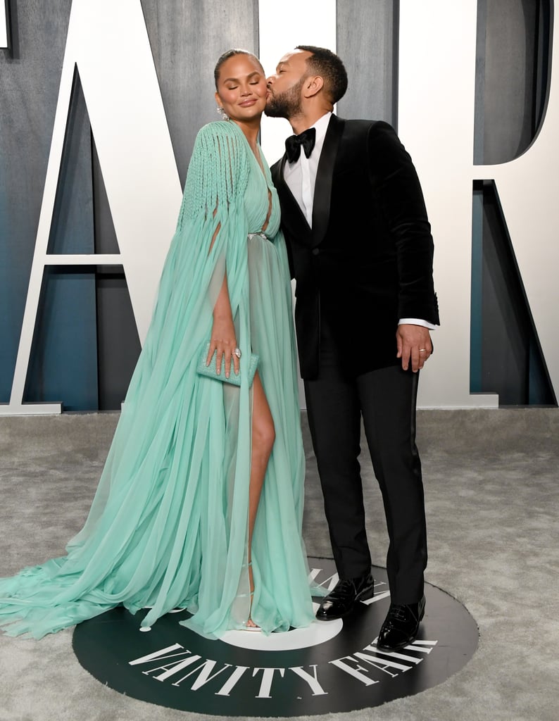 Image result for Chrissy Teigen and John Legend at Oscars 2020