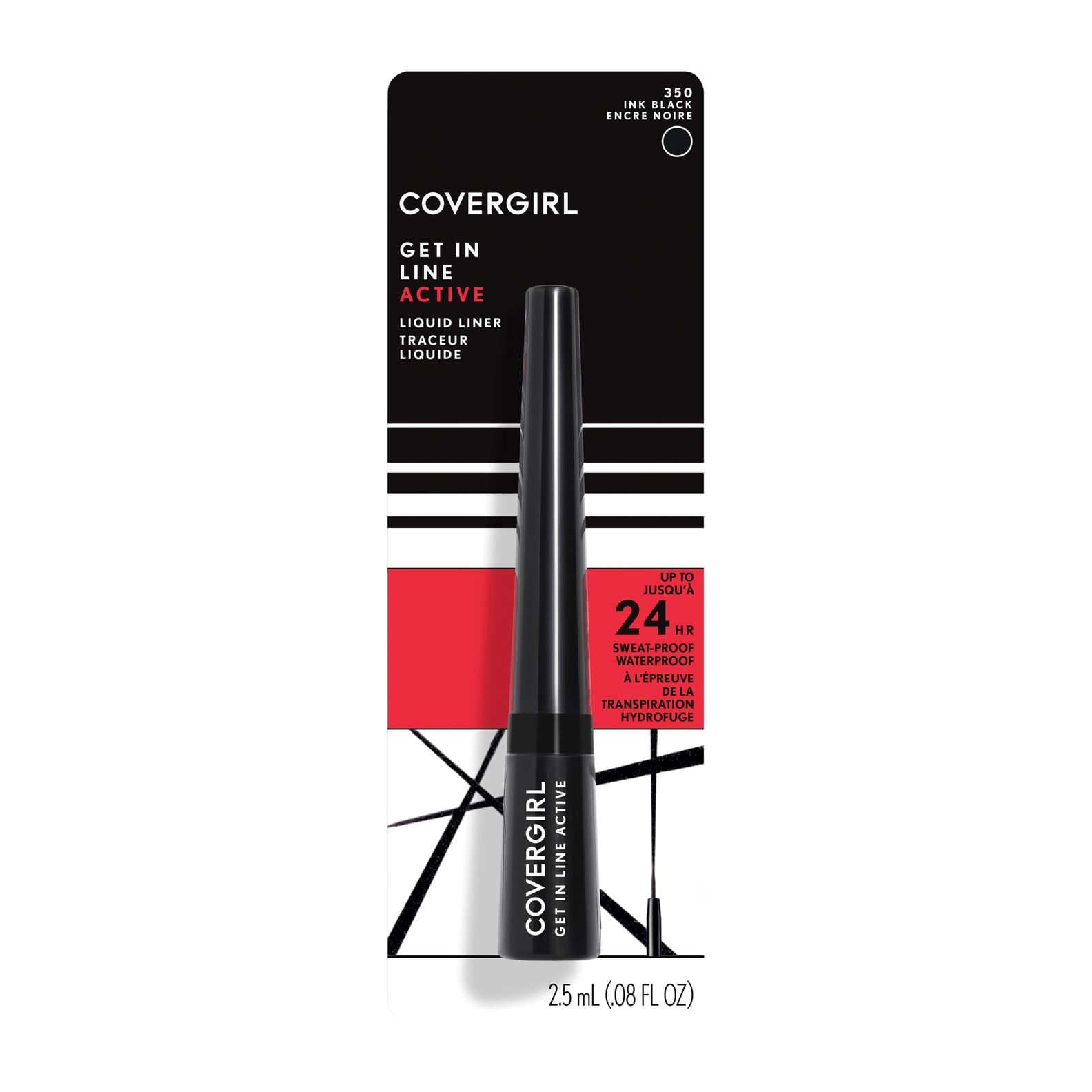 CoverGirl Get in Line Active Liquid Eyeliner Review POPSUGAR Beauty