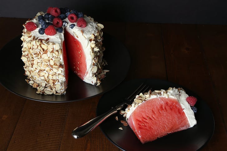 No Bake Watermelon Cake Healthy Summer Desserts Popsugar Fitness 7114