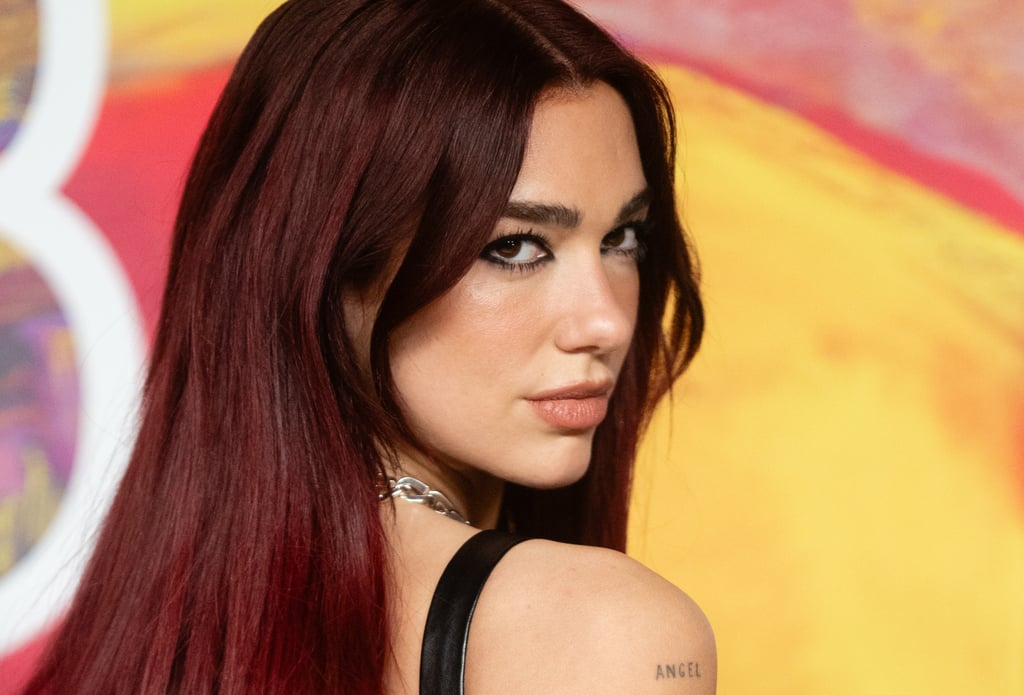 Dua Lipa's Middle Part