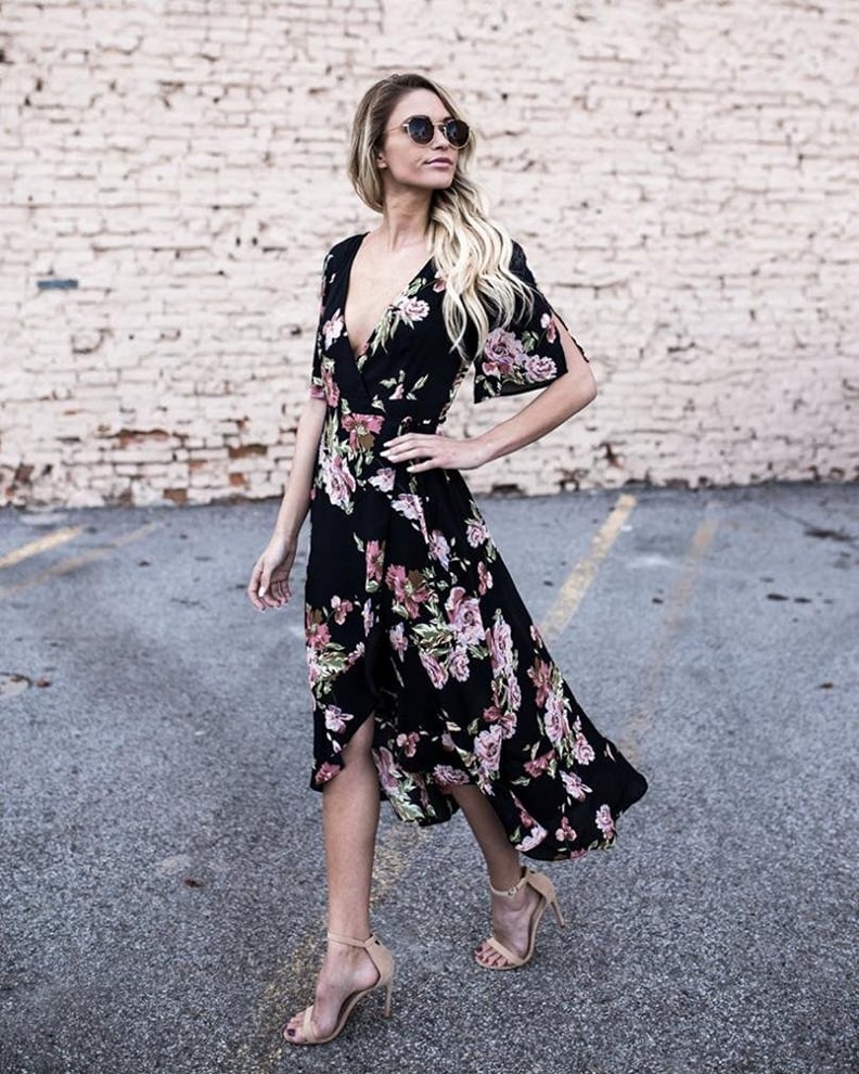 Sunward Bohemian Floral Print Dress