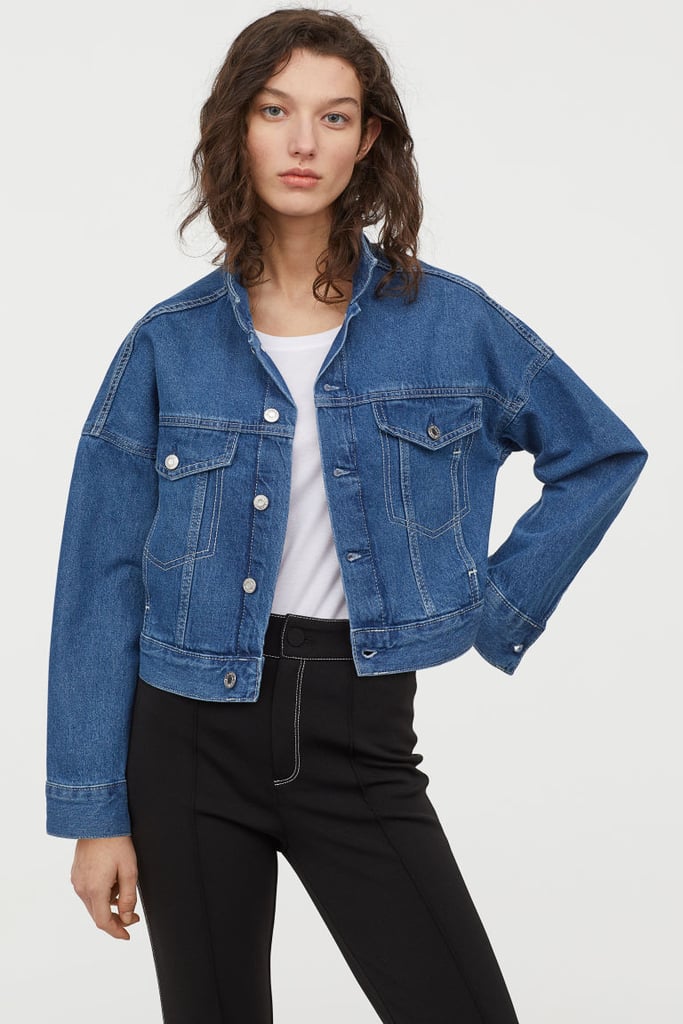 H&M Short Denim Jacket | Best H&M Spring Clothes 2019 | POPSUGAR ...