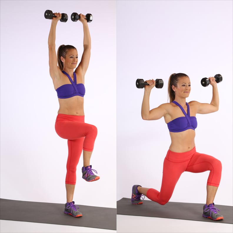 Back Lunge With Overhead Press