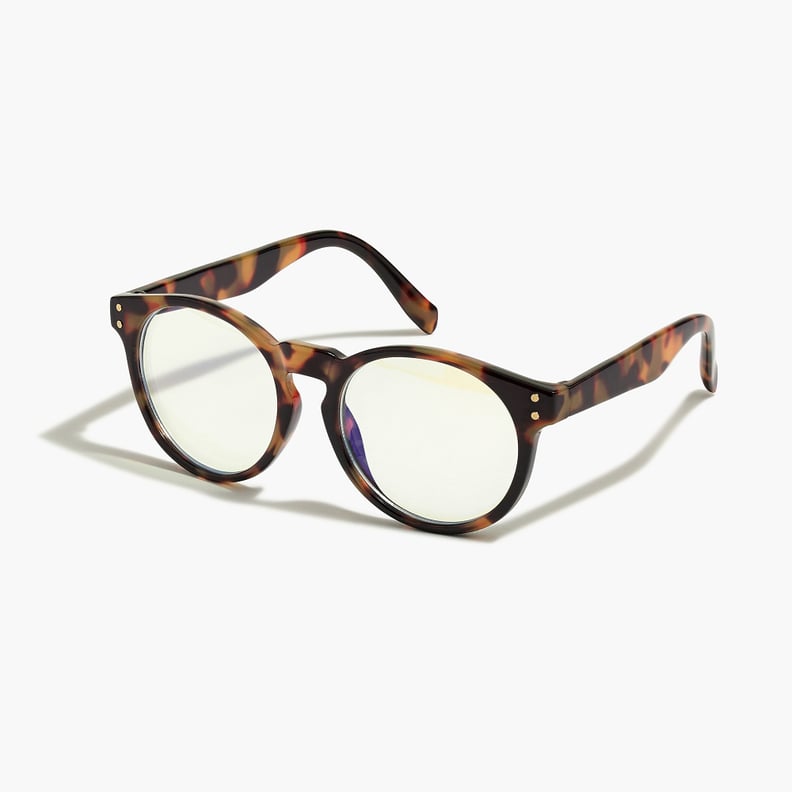 J crew blue light shop glasses
