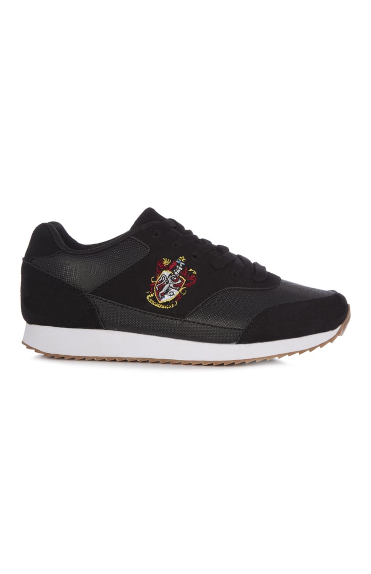 primark black platform trainers