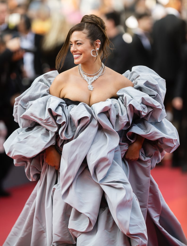 Ashley Graham in Chopard Jewels at the 76th Cannes Film Festival
