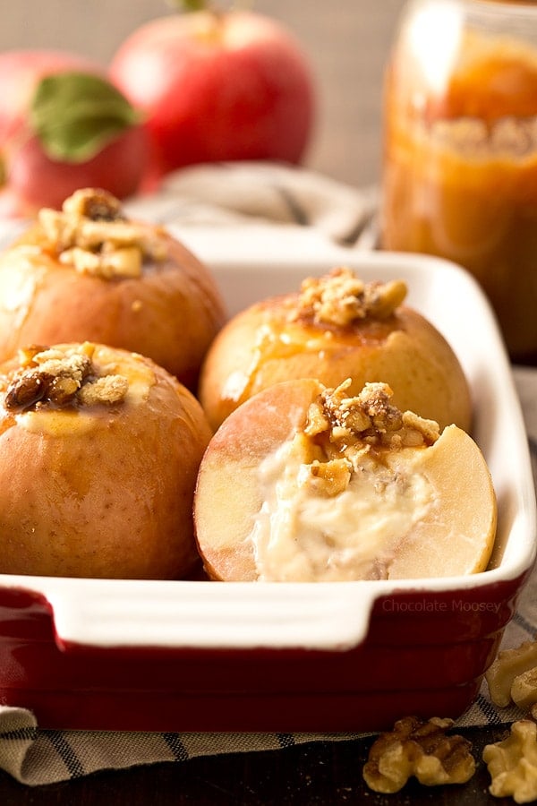 Gemini (May 21-June 20): Caramel-Cheesecake Stuffed Apples