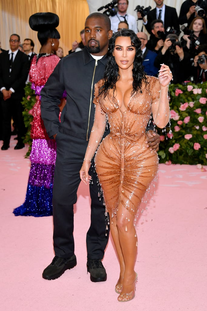 Kim Kardashian and Kanye West at the 2019 Met Gala