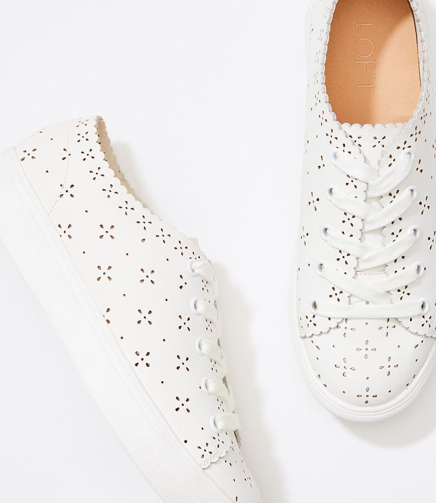 In quantity pitcher Any time Eyelet Lace-Up Sneaker | 14 Chic Pieces From Loft That Every Fashion Girl  Needs in Her Closet This Spring | POPSUGAR Fashion Photo 11