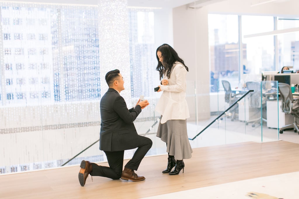 Man Proposes After Breaking Both Legs