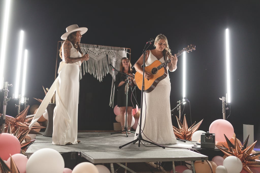 Couple's Socially Distanced Wedding at a Drive-In Theater