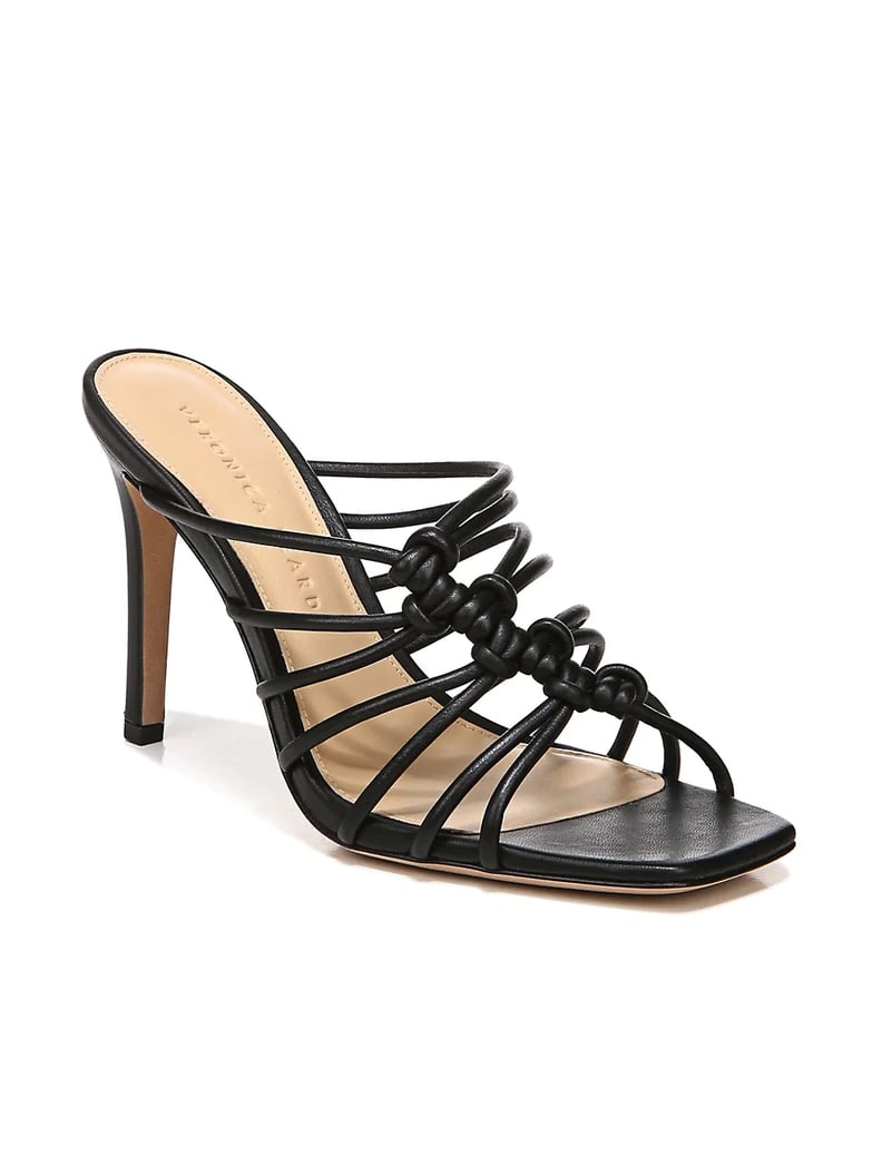 Veronica Beard Avita Leather Strappy Sandals