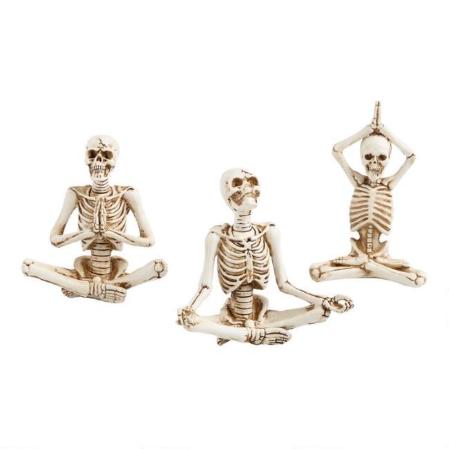 Yoga Skeleton Decor
